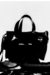 APILL™ P.V.C BLACK TOTE BAG
