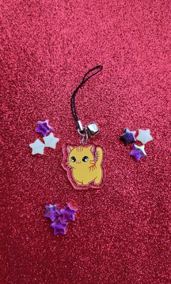 Charm Gatito Naranja