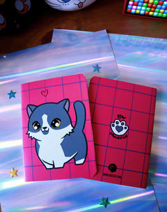 Libreta Gatito Blanco y Gris