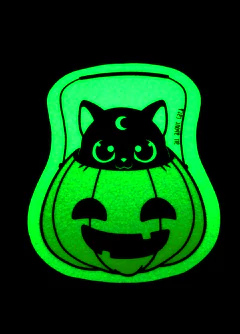 Sticker Calabacita (Glow In The Dark) - comprar online