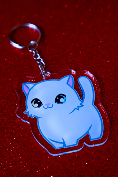 Llavero Gato Blanco - comprar online