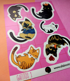 Plancha de stickers: GATITOS 1 - comprar online