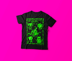 Remera Stay Spooky (Estampa Verde Neón).