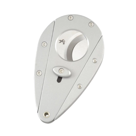 Cortador charutos XIKAR Xi1 lâmina dupla alumínio prata/prata