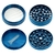 Dichavador/Moedor NERONE 4 partes metal azul - comprar online