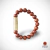 Furador charutos LES FINES LAMES Bracelete brass red jasper S