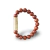 Furador charutos LES FINES LAMES Bracelete brass red jasper S - comprar online