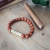 Furador charutos LES FINES LAMES Bracelete brass red jasper S - JetSetter