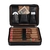 Imagem do Porta charutos NERONE Travel Case Umidor couro vintage preto