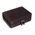 Porta charutos NERONE Travel Case Umidor couro vintage marrom - comprar online