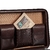 Porta charutos NERONE Travel Case Umidor couro vintage marrom - loja online