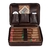 Imagem do Porta charutos NERONE Travel Case Umidor couro vintage marrom
