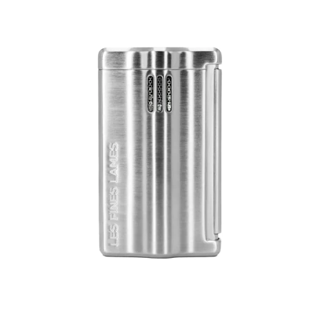 Isqueiro maçarico LES FINES LAMES Le Feu cromo escovado