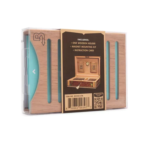 Suporte BOVEDA vertical madeira p/2 saches 60g