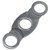 Cortador charutos NERONE Curved lâmina dupla metal prata - comprar online