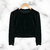 Buzo Plush Velvet Crop Aesthetic