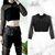 Campera Blacky De Red Crop Capucha - comprar online