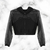 Campera Blacky De Red Crop Capucha