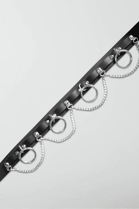 Cinturon Cadena Argolla Ecocuero - comprar online