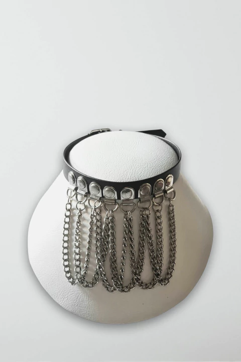 Choker Gargantilla Con Cadenas - comprar online