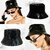 Bucket Hat Black Piluso Charol