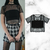 Top Con Tul Crop Manga Corta - comprar online