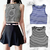 Top Morley Striped Sin Mangas - comprar online