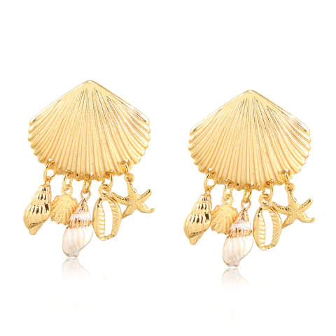 Brinco Concha Fundo do Mar - comprar online