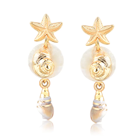 Brinco Mermaid Conchas