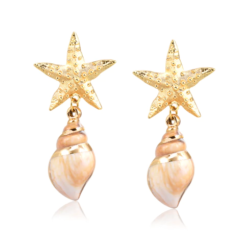 Brinco Estrela do Mar com Caramujo