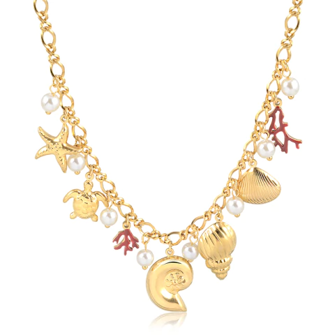 Colar Resort Aço Inox Dourado