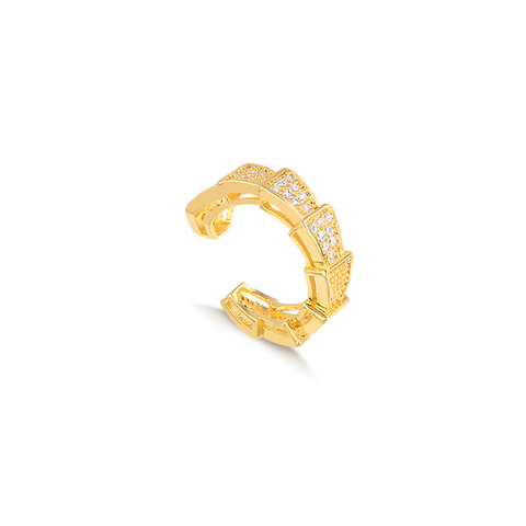Piercing Fake Escamas Banhado a Ouro 18K