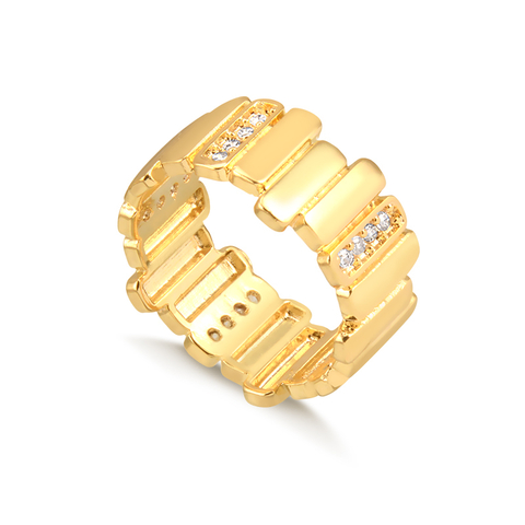 Anel Palitos Banhado a Ouro 18K