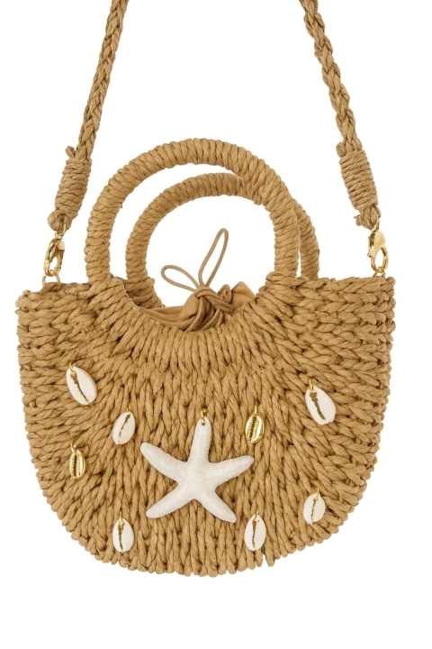 Bolsa Passeio Palha Estrela do Mar - comprar online