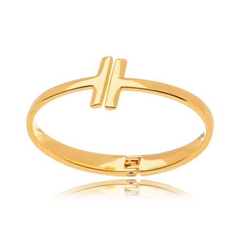 Bracelete T Banhado A Ouro 18K