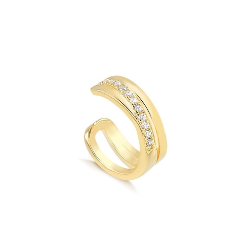 Piercing Fake Transpassado Banho Ouro
