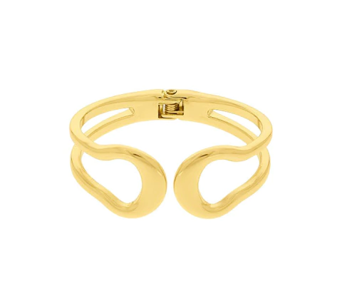 Bracelete Fenda Banhado a Ouro 18K