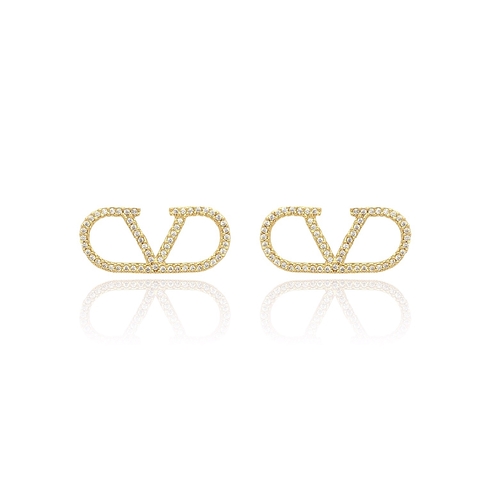 Brinco Inspiração V Banhado a Ouro 18K
