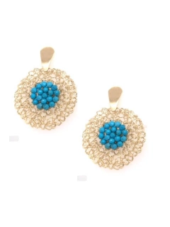 BRINCO TABATINGA COM PEDRA - Creative Brazil