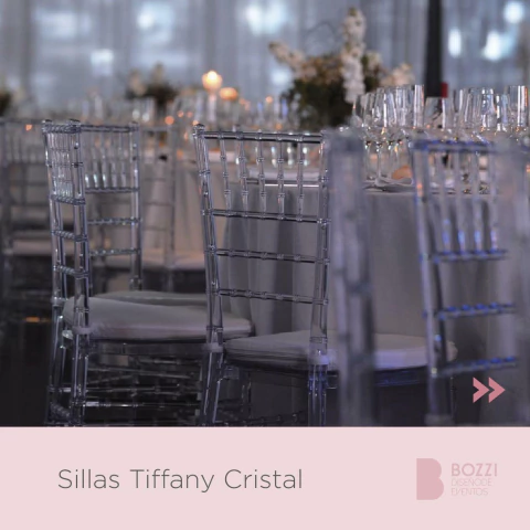 Combo 16 | Sillas Tiffany Cristal x 100 - comprar online