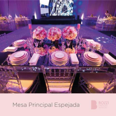 Combo 3 | Mesa Principal + Mesas Banquete (50 personas) - comprar online