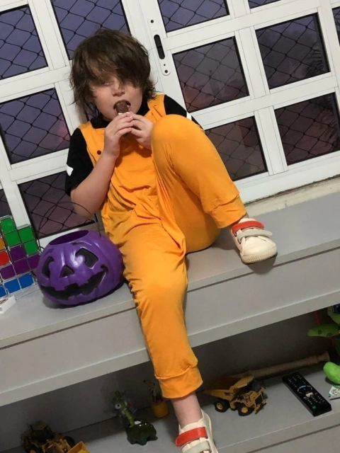 Jardineira Laranja - comprar online