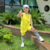 Jardineira Curta Amarela - comprar online