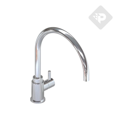 Griferia Cocina Monocomando Mini Cucina Hidromet - Curvo - Cromo