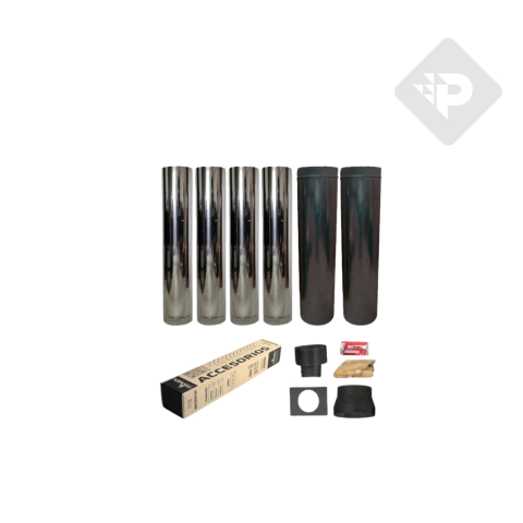 Kit Techo 8" Inoxidable Para Calefaccion Tromen - comprar online