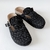 Mules Birk Estocolmo Print Negro - comprar online