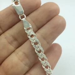 Pulseira Elo Duplo 6mm | PRATA 925 na internet