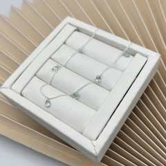 CHOCKER GOTA VERDE | PRATA 925