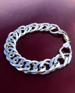 Pulseira Elo Duplo 15mm | PRATA 925 na internet