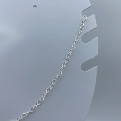 GARGANTILHA ELO CORAÇÃO | PRATA 925